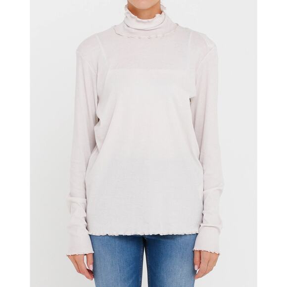Lis Lareida Lightweight Cotton Turtleneck - Picture 1 of 5